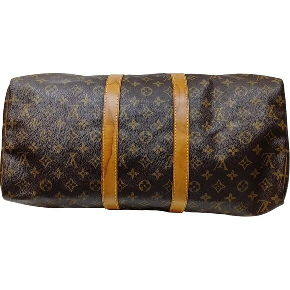 795416AL (S6) Louis Vuitton Travel Bag Keepall 45 Brown Monogram - Picture 3 of 9